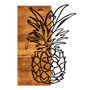Wallity Bahama Accesorio Decorativo de Pared Negro y Nogal
